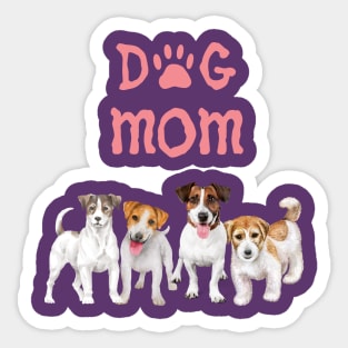Jack Russell Terrier Dog Mom Sticker